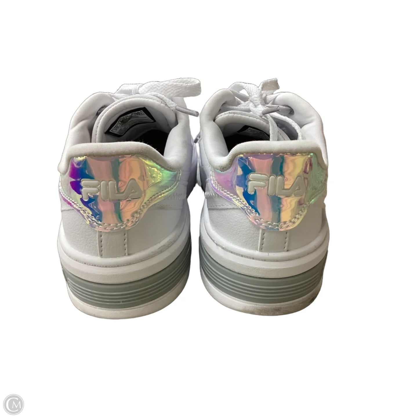 Shoes Athletic By Fila In White, Size: 7.5