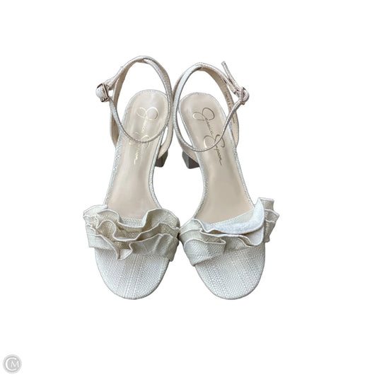 Shoes Heels Block By Jessica Simpson In Ivory, Size: 10
