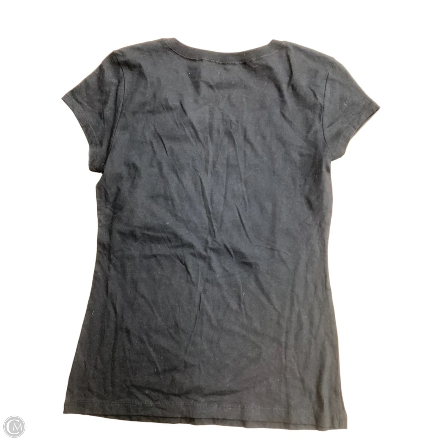 Top Short Sleeve By Disney In Black, Size: M