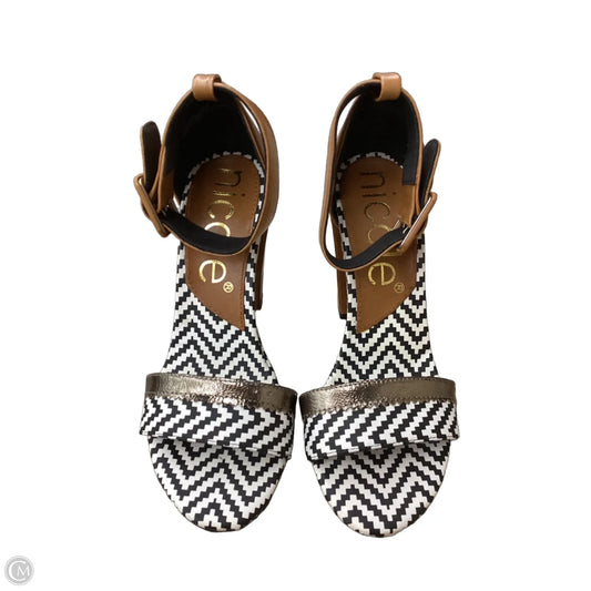 Shoes Heels Platform By Nicole In Multi-colored, Size: 6.5