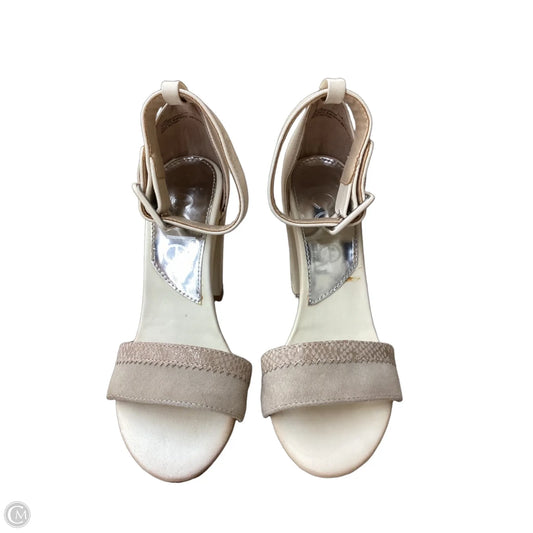 Shoes Heels Platform By Nicole In Ivory, Size: 6.5