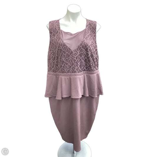 Dress Party Midi By Torrid In Purple, Size: 3x