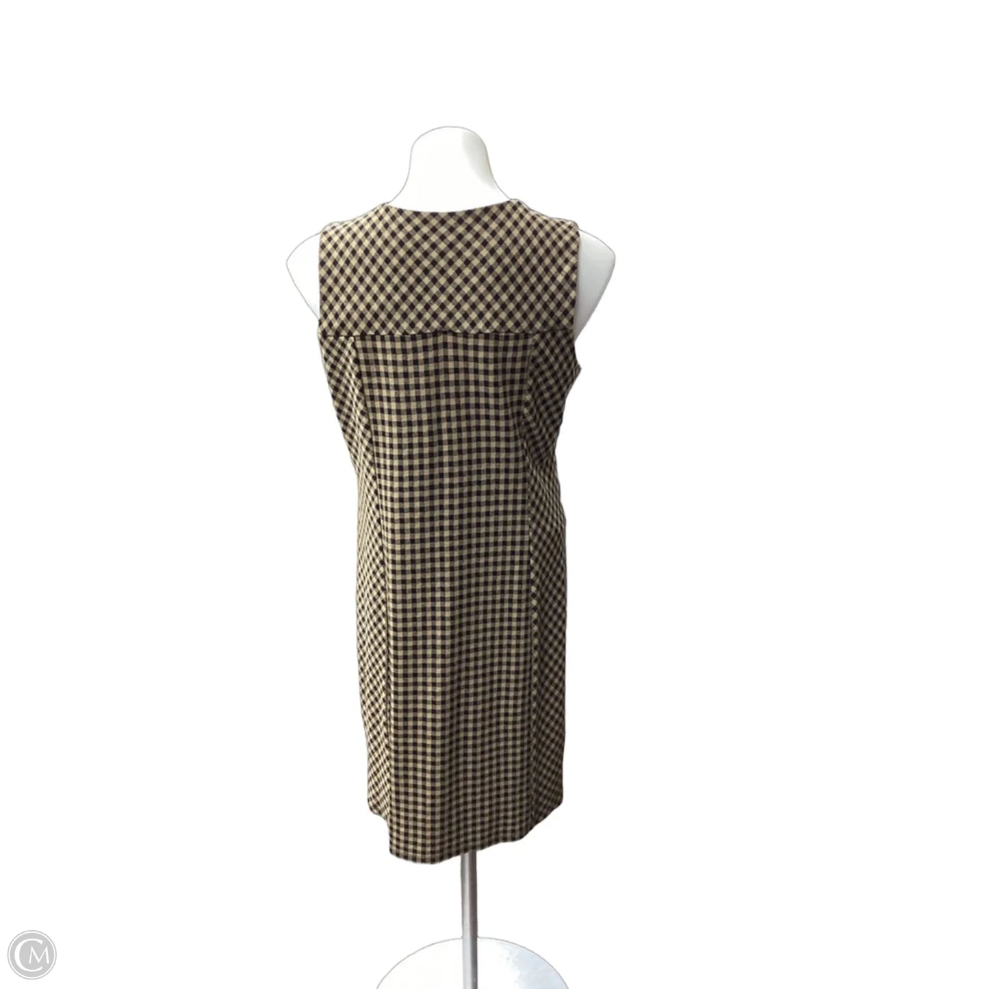 Dress Casual Midi By J. Jill In Checkered Pattern, Size: S