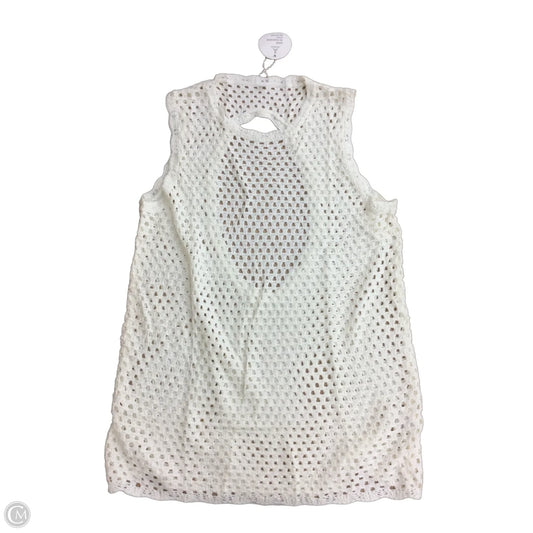 Swimwear Cover-up By Clothes Mentor In Ivory, Size: Xl