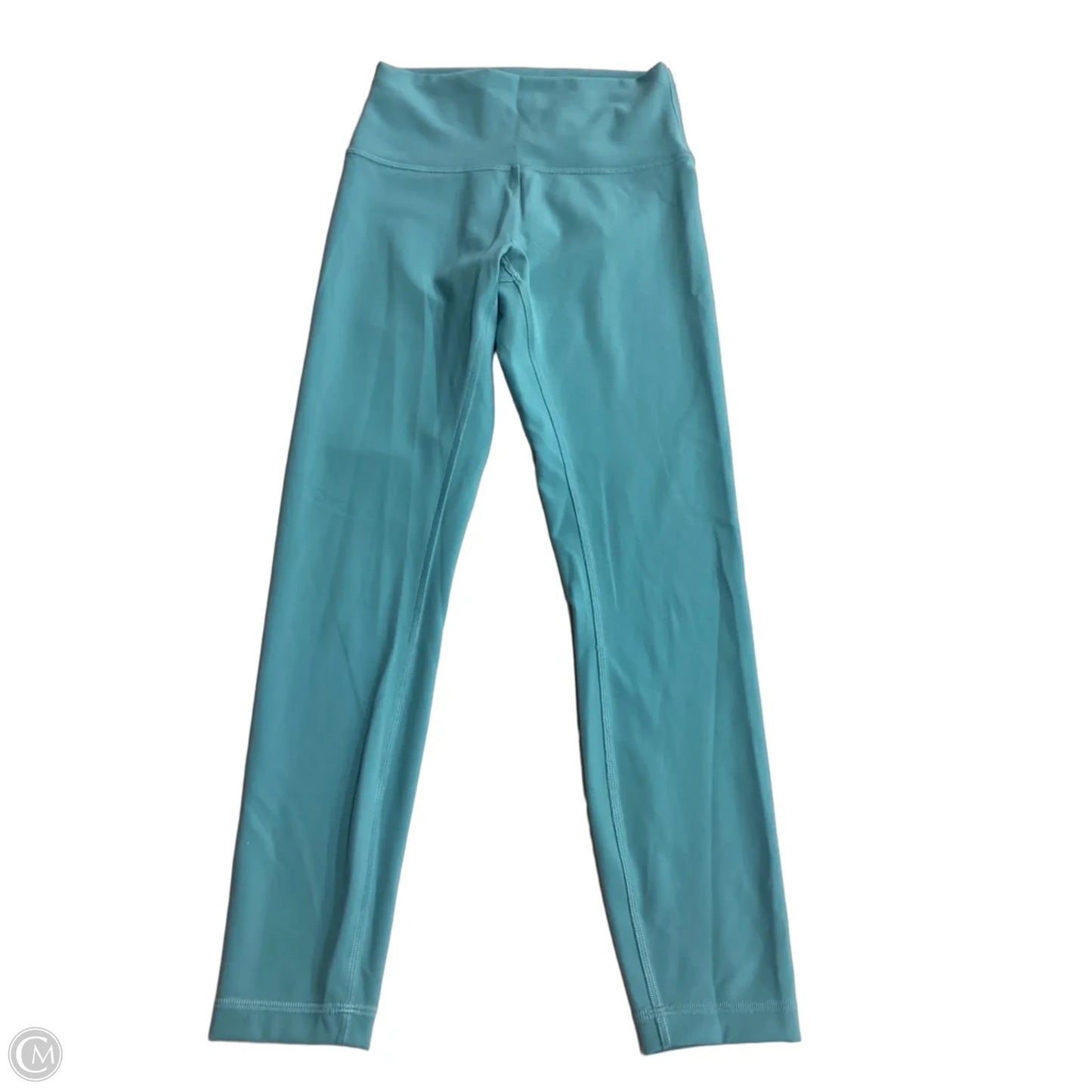Athletic Leggings By Lululemon In Aqua, Size: S