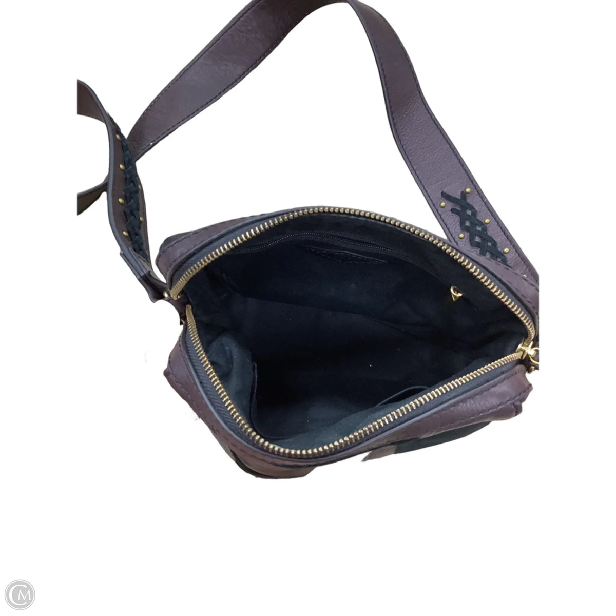 Crossbody Leather By Fossil, Size: Small