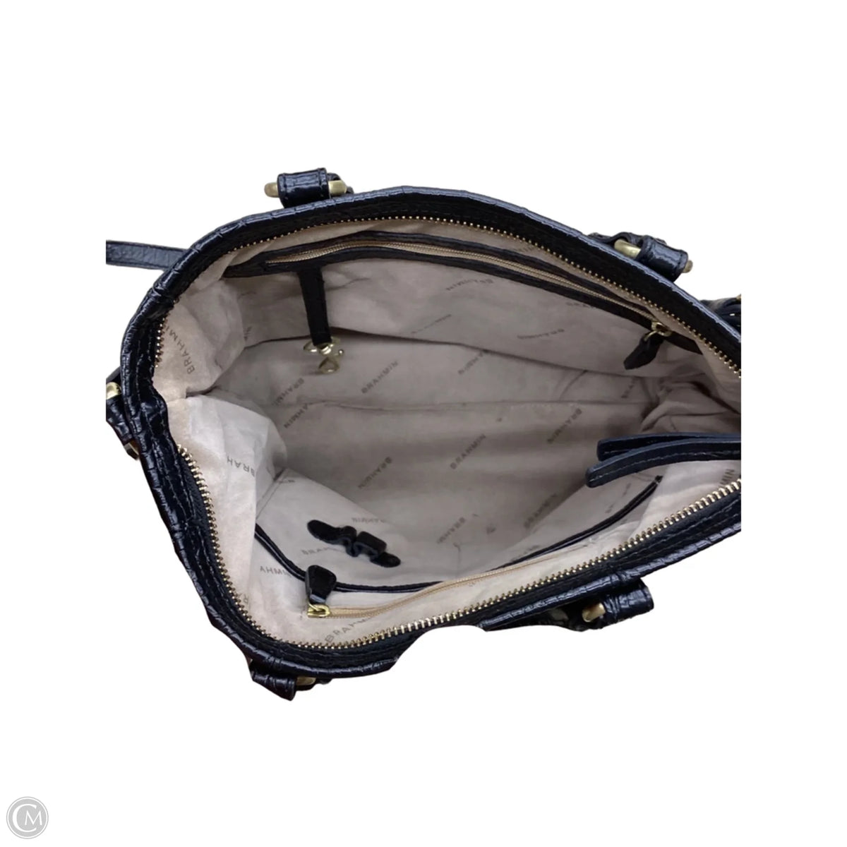 Handbag Designer By Brahmin, Size: Medium
