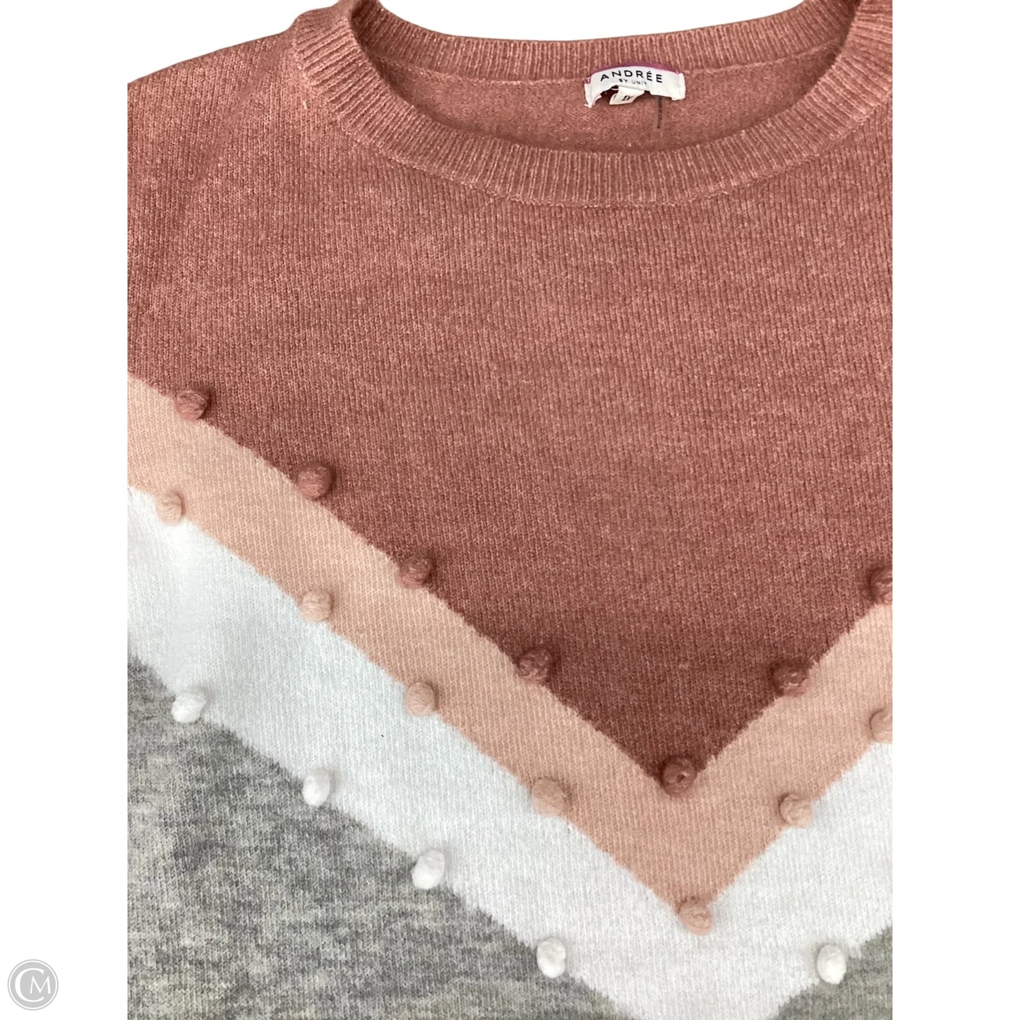 Sweater By Andree By Unit In Multi-colored, Size: 1x