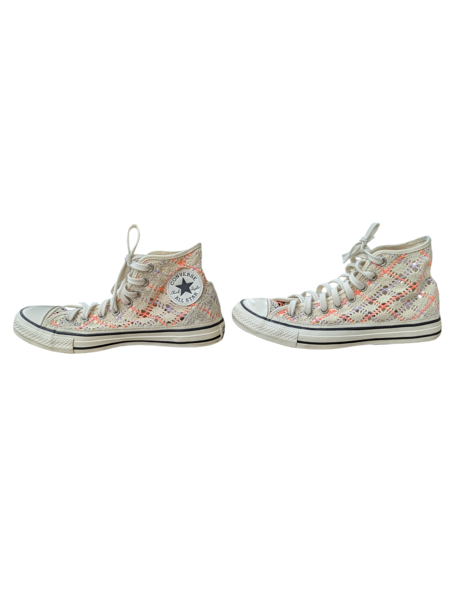 Shoes Sneakers By Converse In Cream & Orange, Size: 9