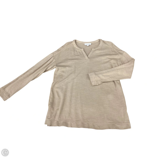 Sweatshirt Crewneck By Pure Jill In Beige, Size: M