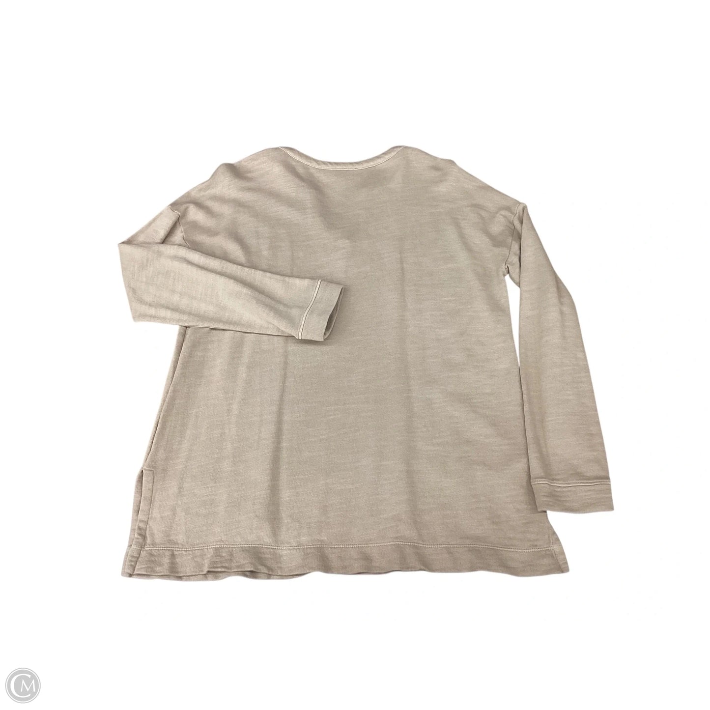 Sweatshirt Crewneck By Pure Jill In Beige, Size: M