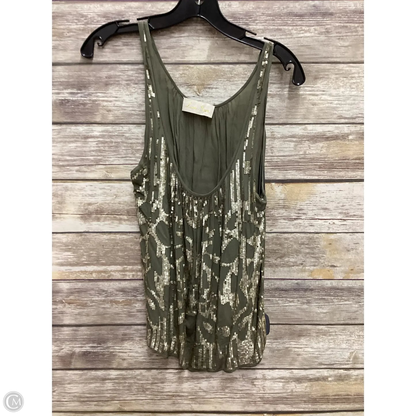 Tank Top By Clothes Mentor In Green, Size: M