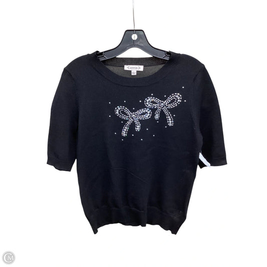 Sweater Short Sleeve By Nanette By Nanette Lepore In Black, Size: S