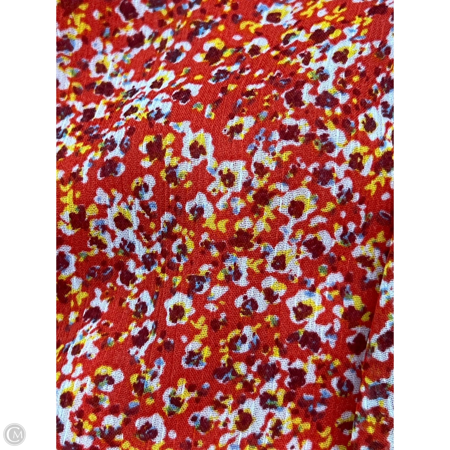 Blouse Sleeveless By Cece In Orange, Size: M