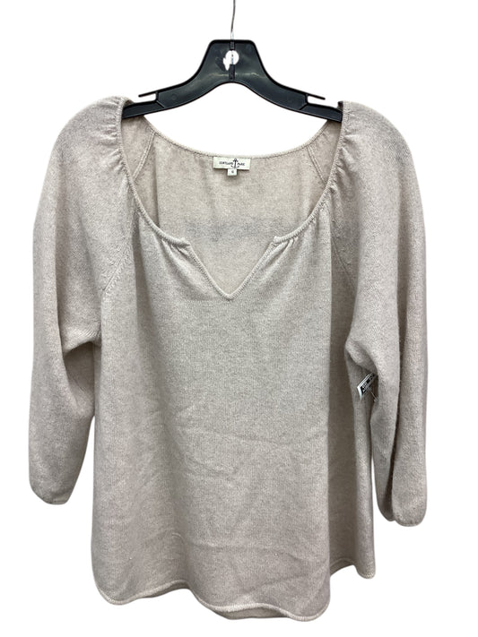 Sweater Cashmere By Clothes Mentor In Beige, Size: S