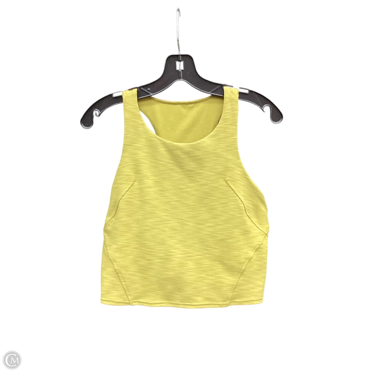 Athletic Tank Top By Lululemon In Chartreuse, Size: M