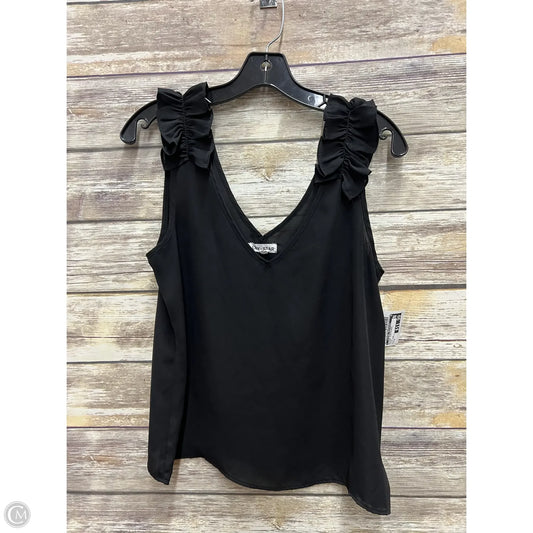Blouse Sleeveless By Clothes Mentor In Black, Size: M