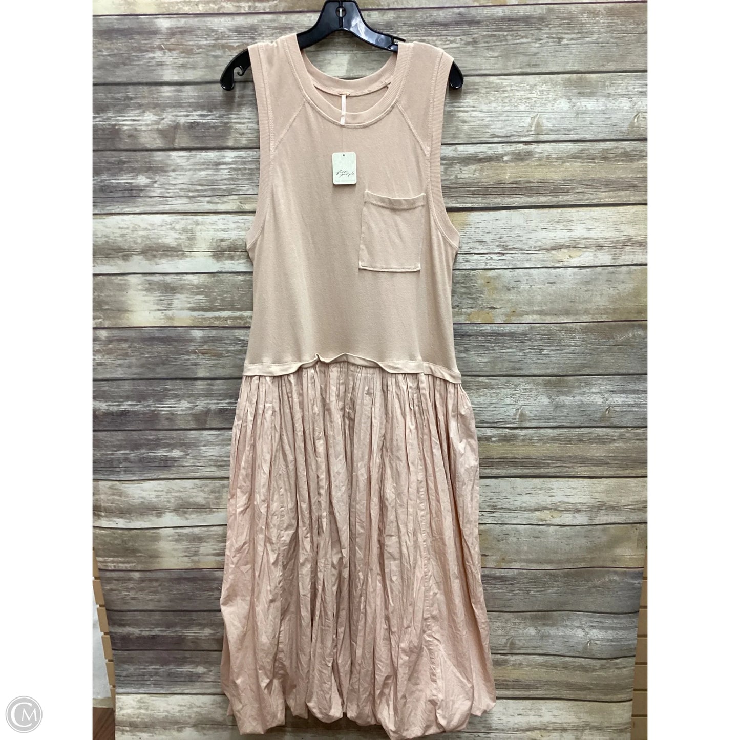 Dress Casual Midi By Free People In Peach, Size: L