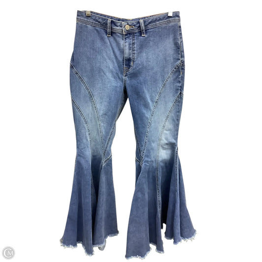 Jeans Flared By We The Free In Blue Denim, Size: 6