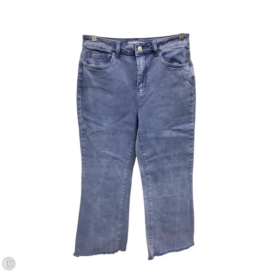 Jeans Straight By Zenana Outfitters In Blue Denim, Size: S