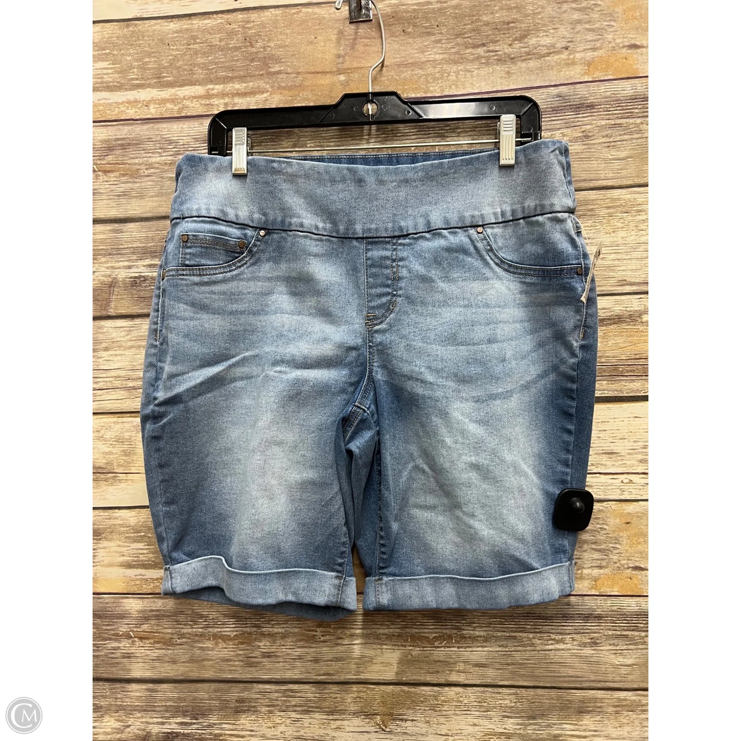 Shorts By Natural Reflections In Blue Denim, Size: 14
