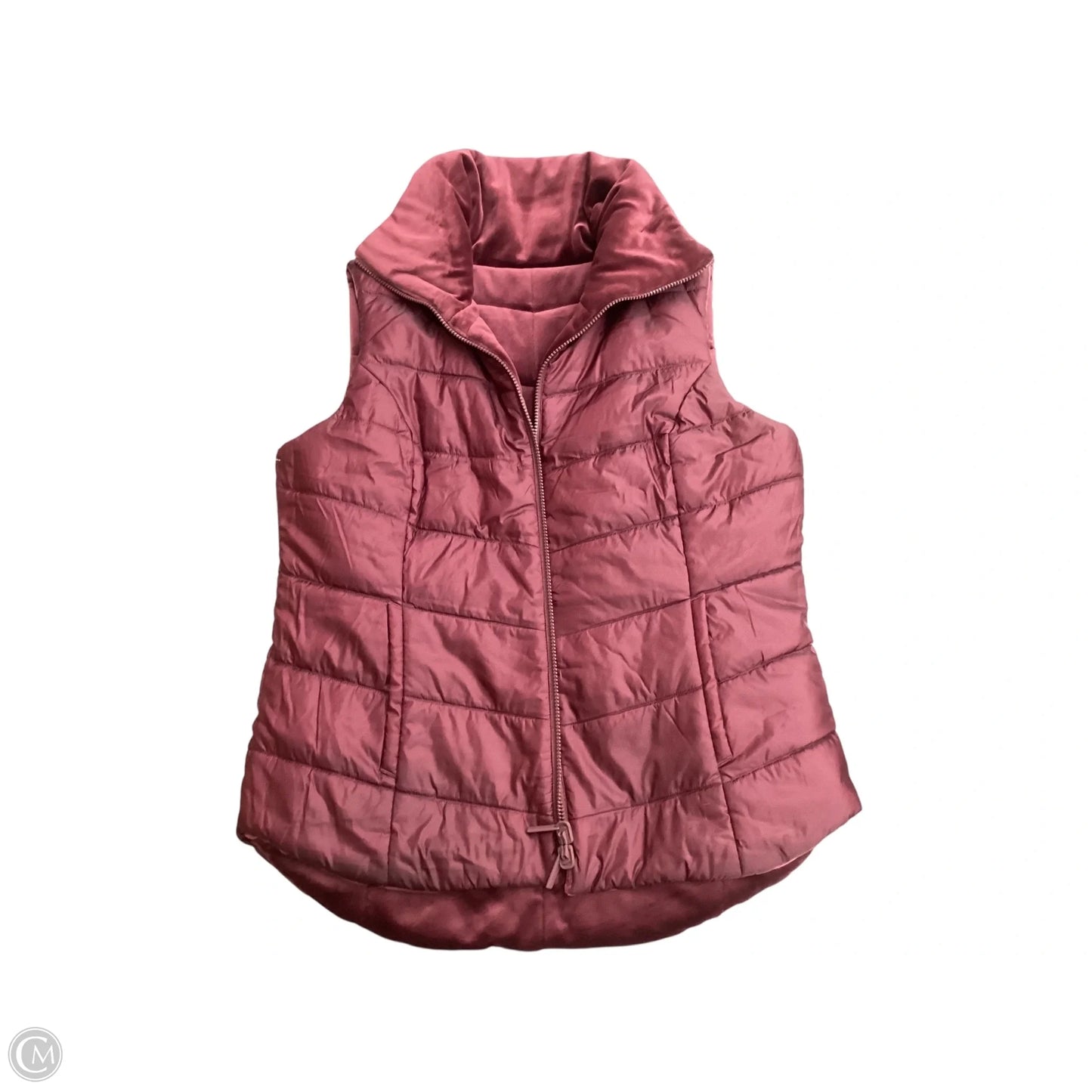 Vest Puffer & Quilted By Clothes Mentor In Maroon, Size: M