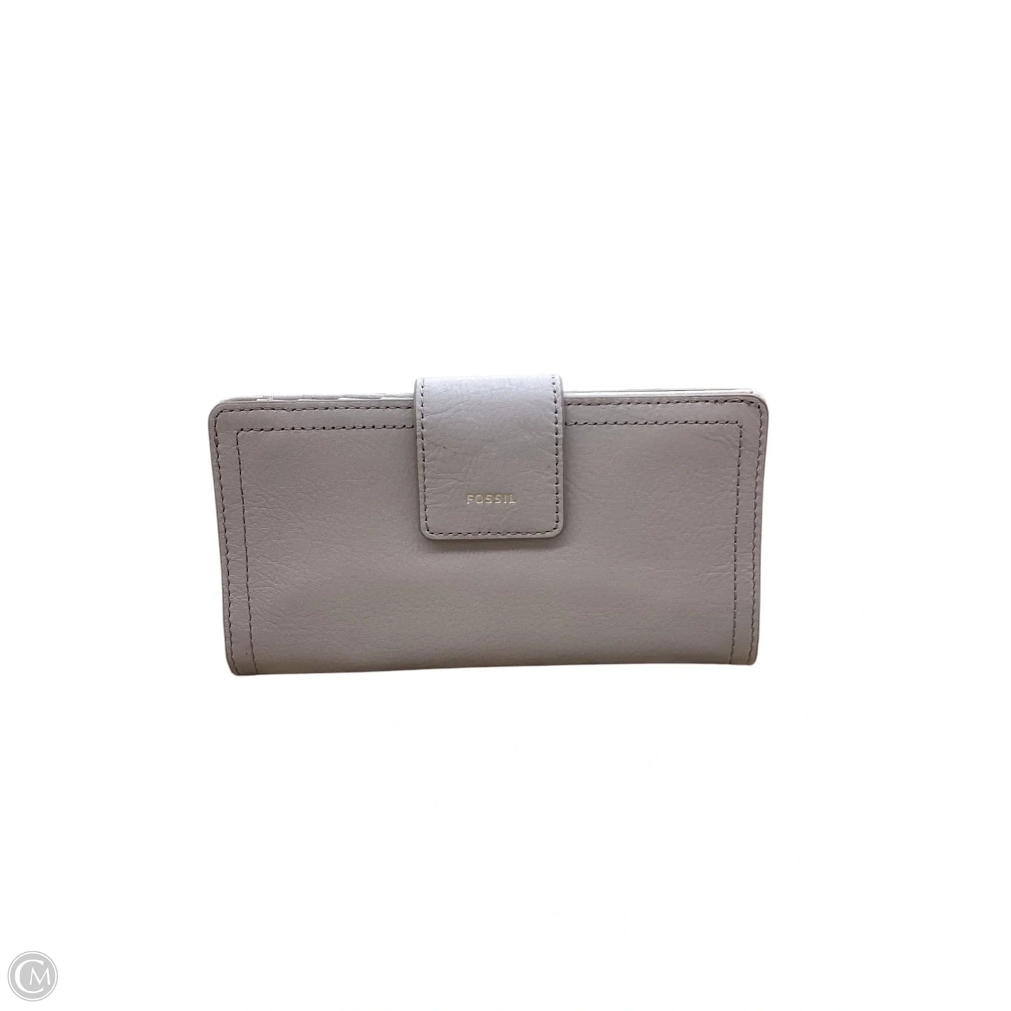 Wallet Leather By Fossil, Size: Medium