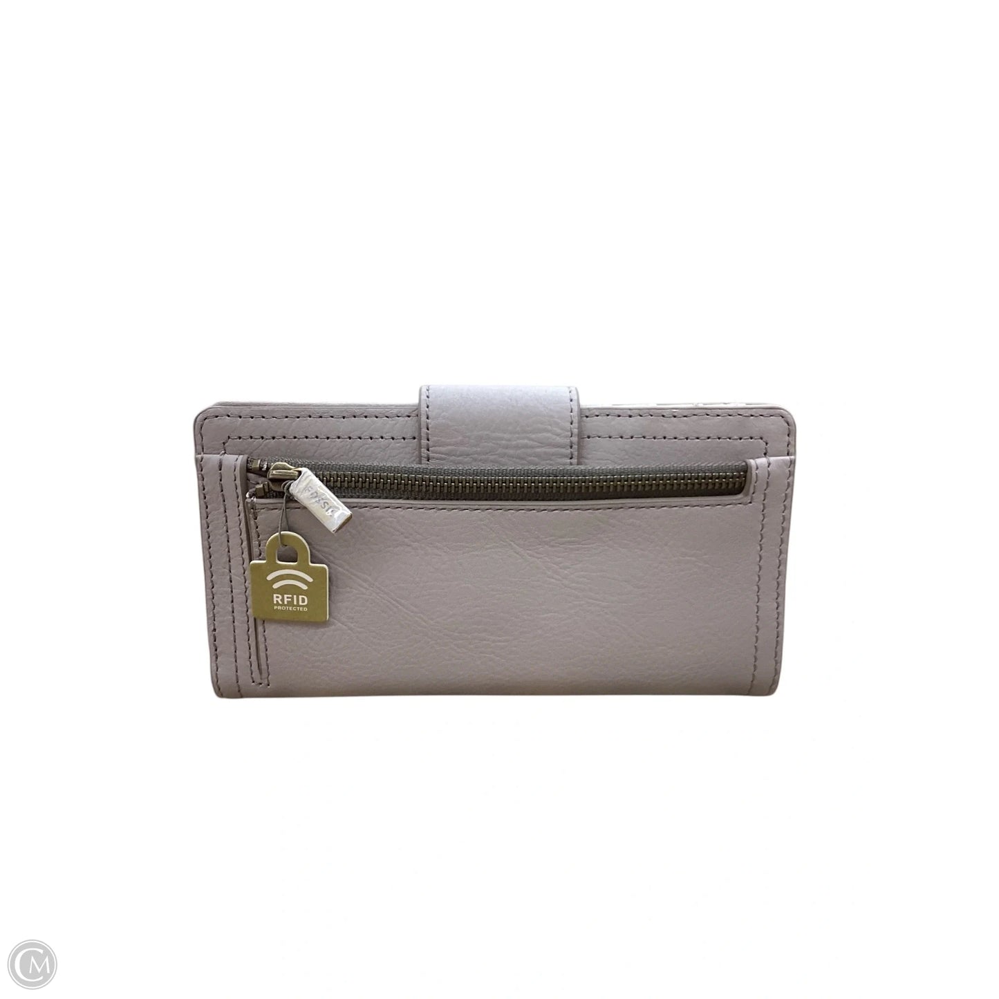 Wallet Leather By Fossil, Size: Medium