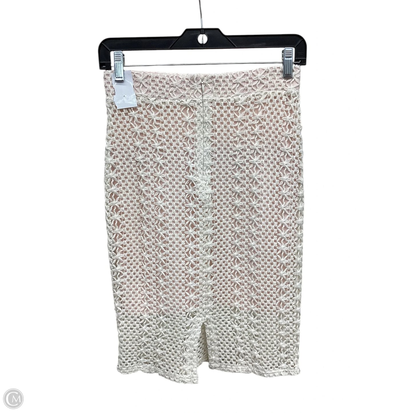 Skirt Midi By Free People In Cream & Pink, Size: 2