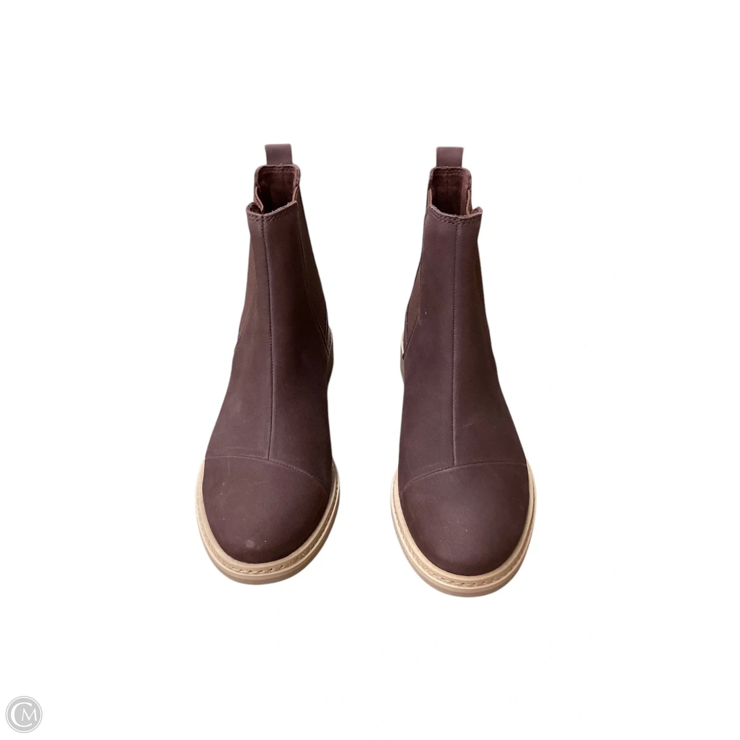 Boots Leather By Toms In Brown, Size: 9