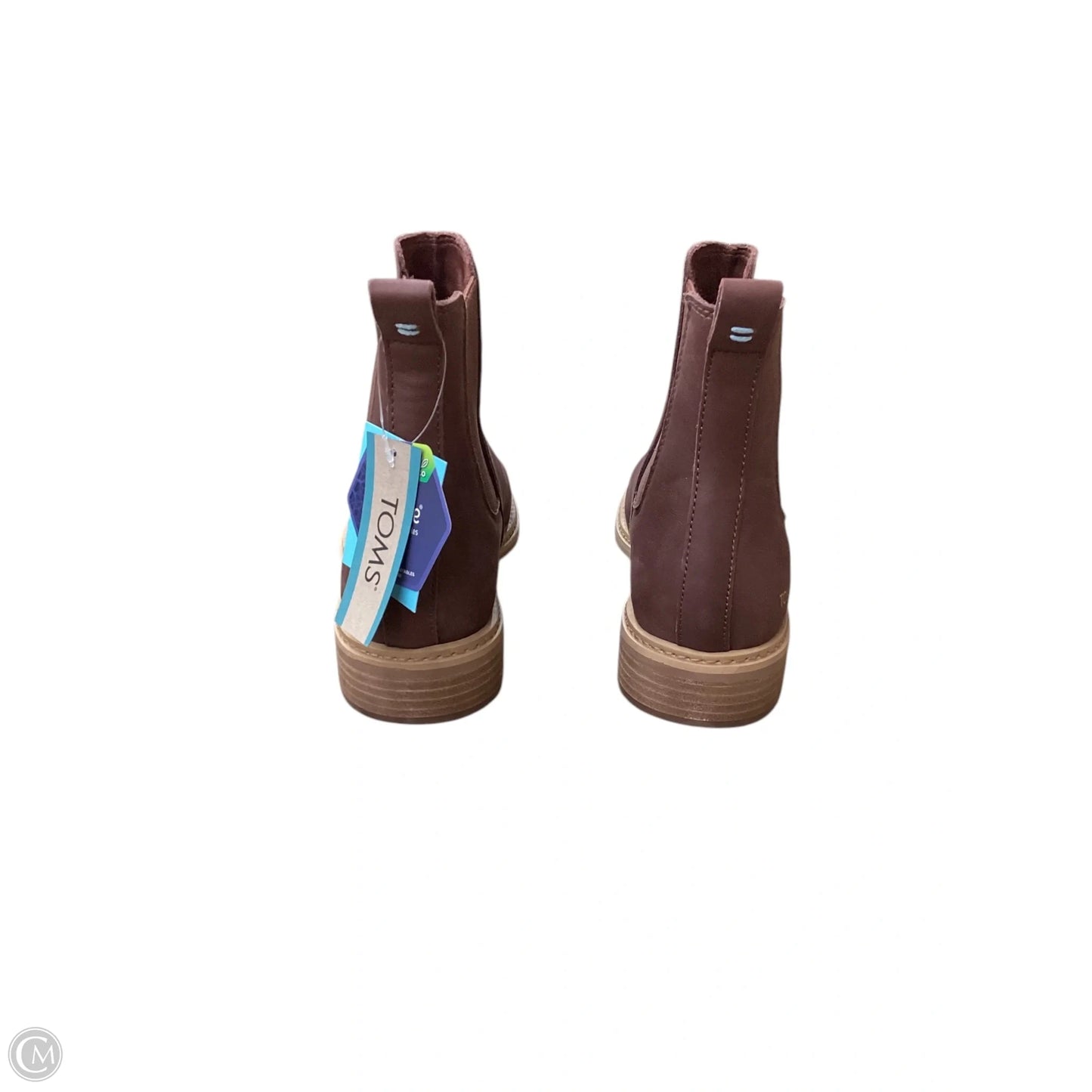 Boots Leather By Toms In Brown, Size: 9