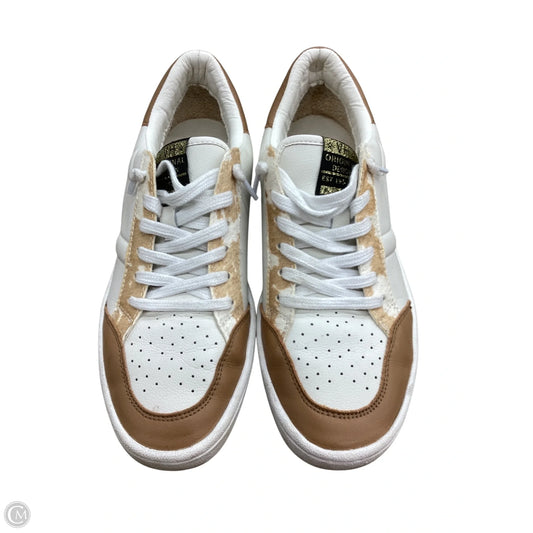 Shoes Sneakers By Vintage Havana In Tan & White, Size: 8.5