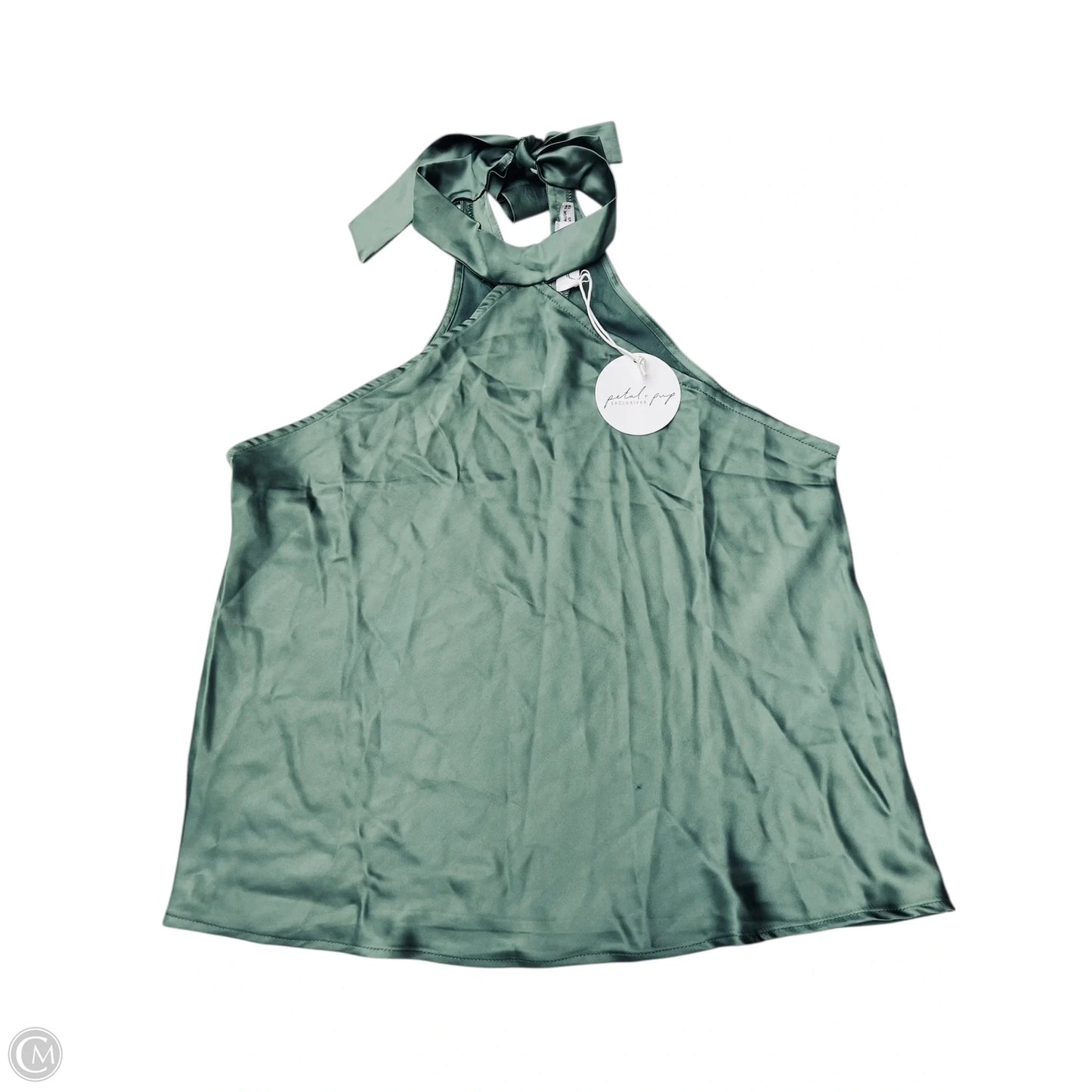 Blouse Sleeveless By Clothes Mentor In Green, Size: M