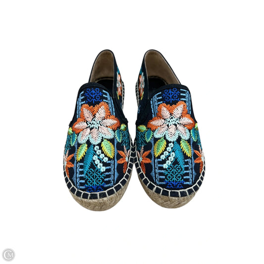 Shoes Heels Platform By Johnny Was In Floral Print, Size: 7.5