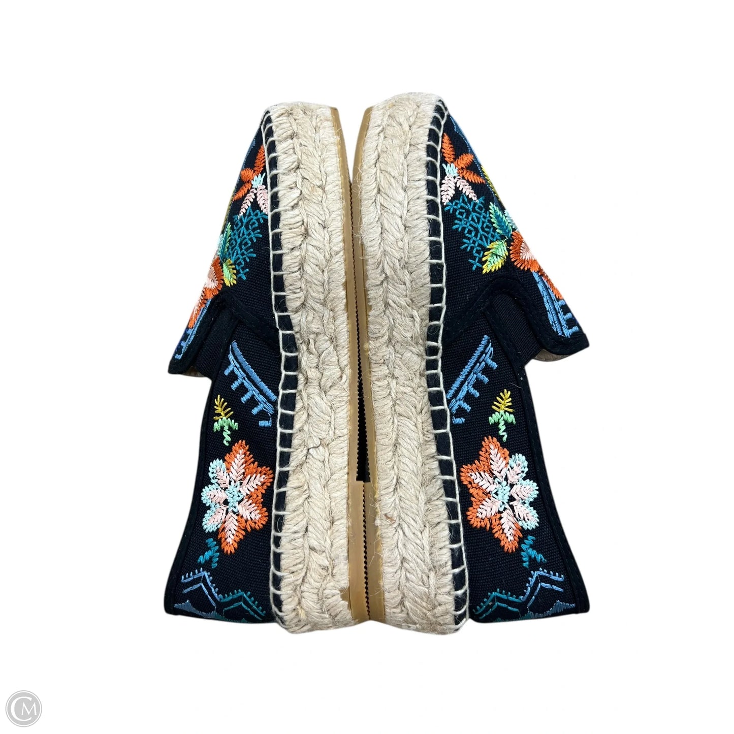 Shoes Heels Platform By Johnny Was In Floral Print, Size: 7.5