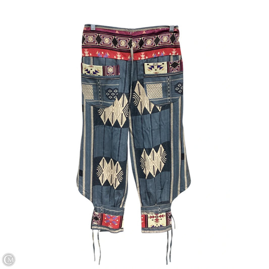 Pants Cropped By Cmc In Blue, Size: M
