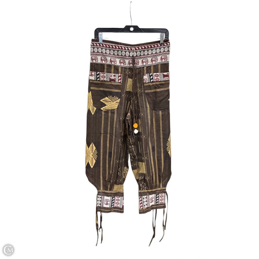 Pants Cropped By Cmc In Brown, Size: M