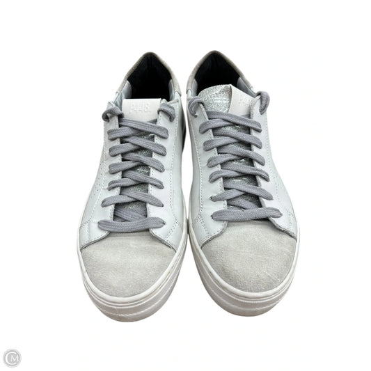 Shoes Sneakers By P448 In Ivory, Size: 7.5