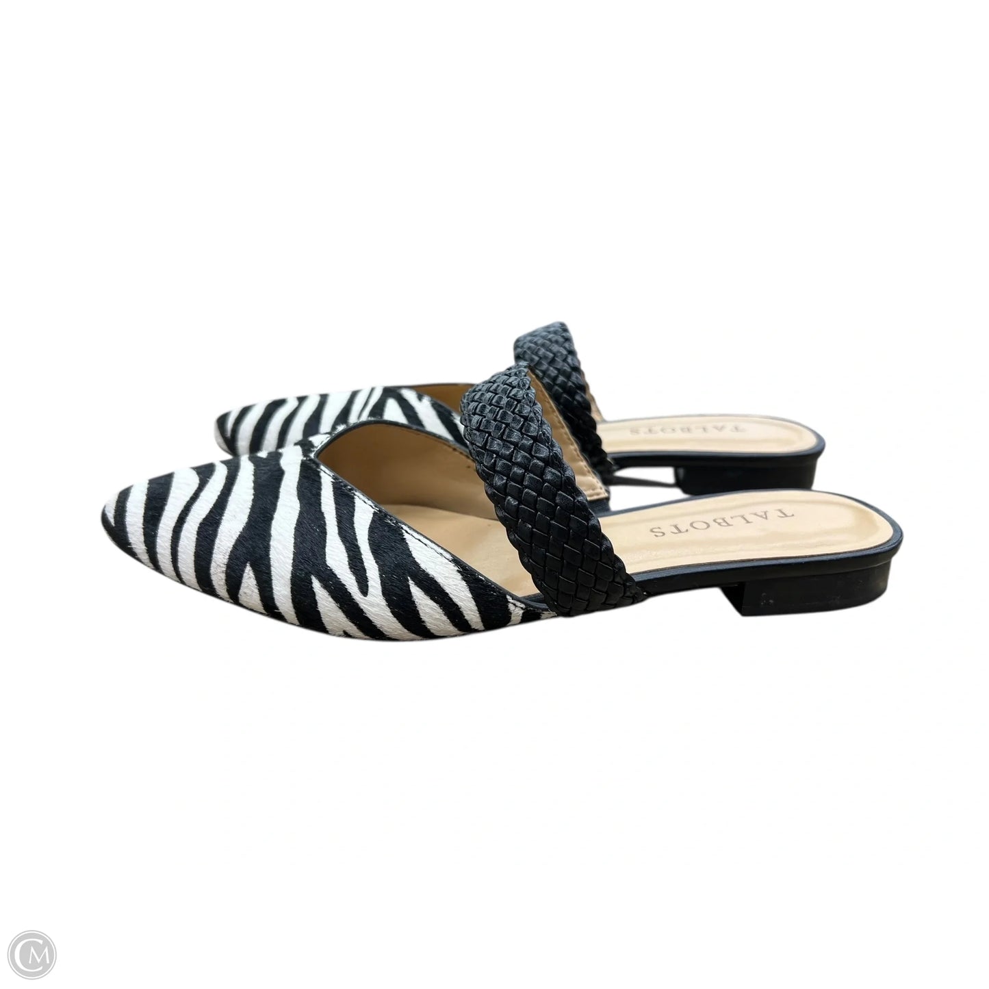 Shoes Flats By Talbots In Zebra Print, Size: 7.5