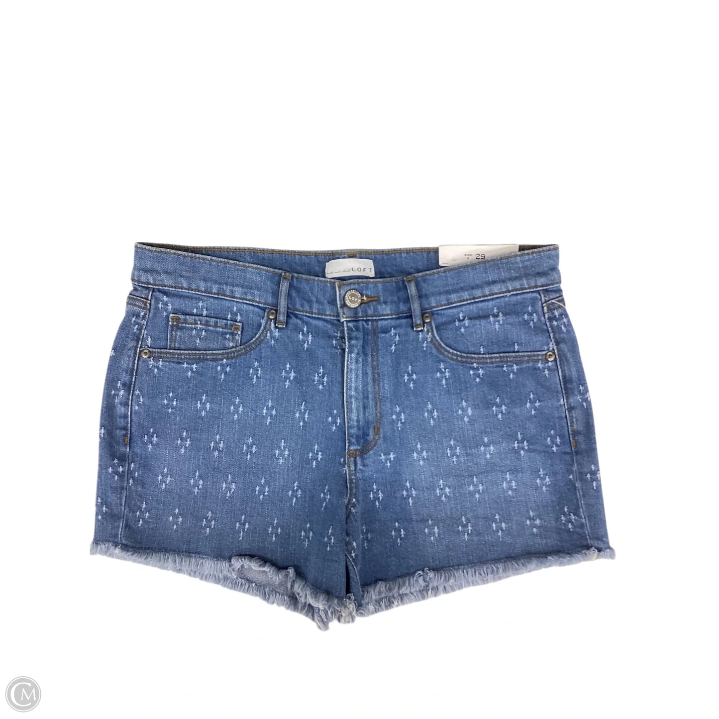 Shorts By Loft In Blue Denim, Size: 8