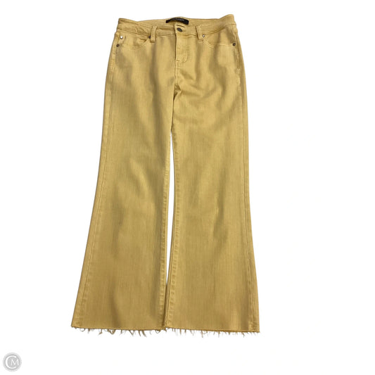 Jeans Straight By Liverpool In Yellow Denim, Size: 6