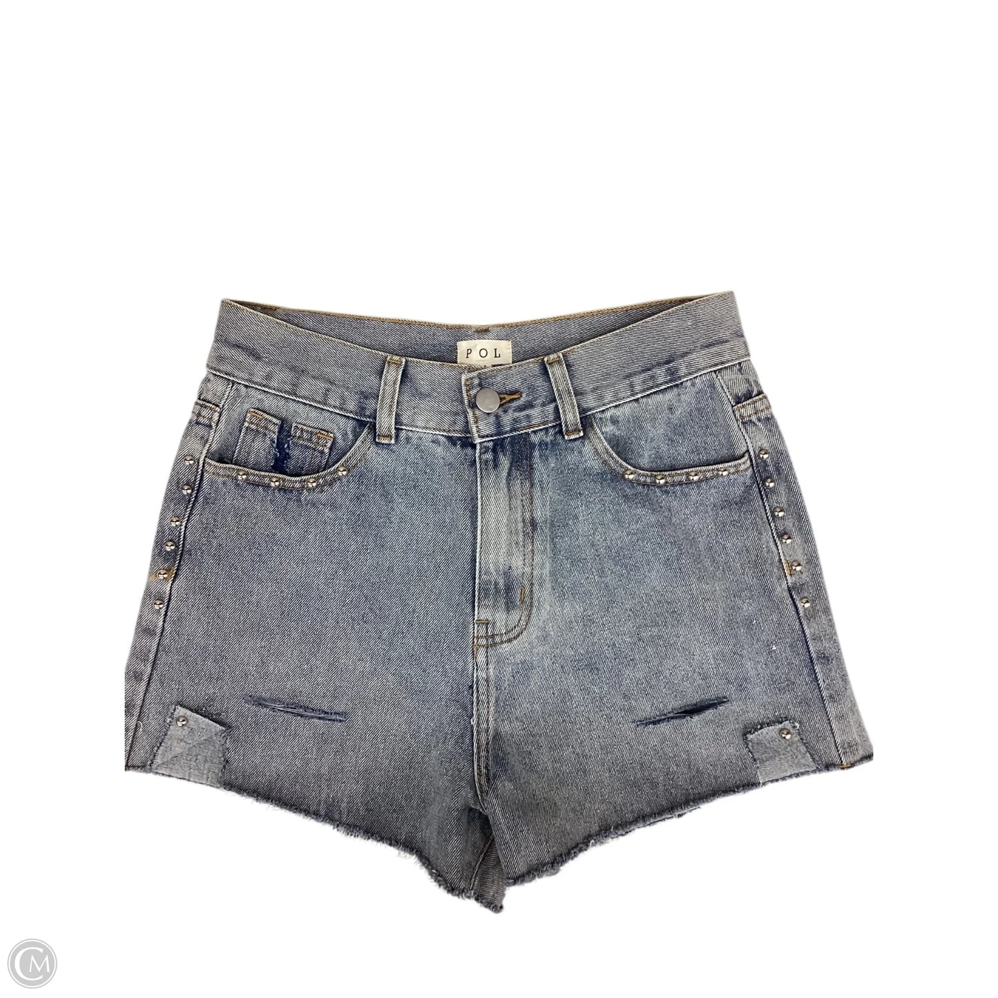 Shorts By Pol In Blue Denim, Size: M