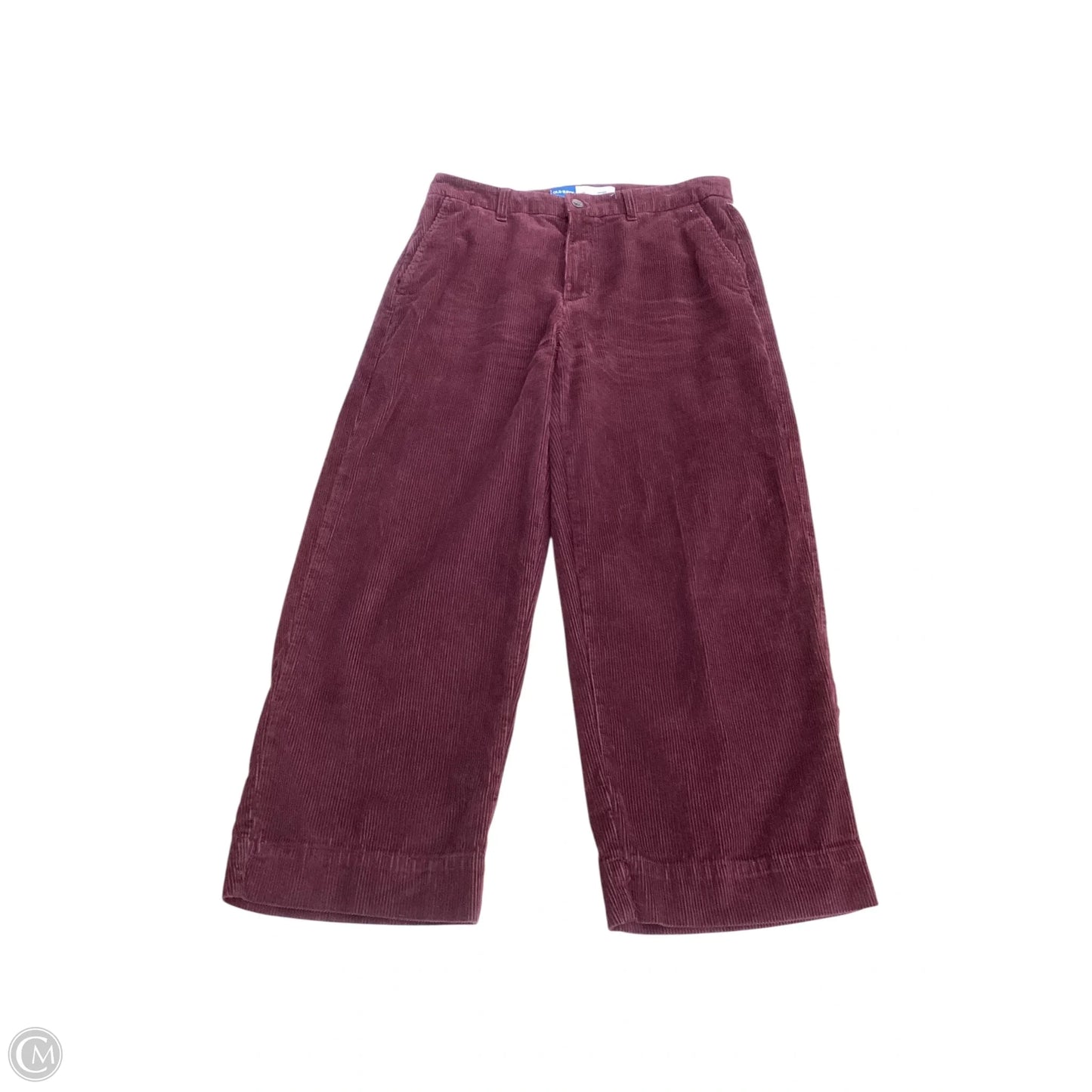 Pants Corduroy By Old Navy In Maroon, Size: 14