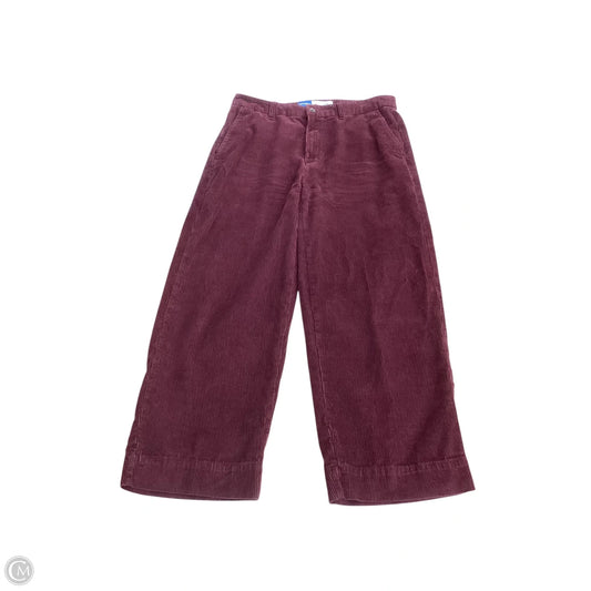 Pants Corduroy By Old Navy In Maroon, Size: 14