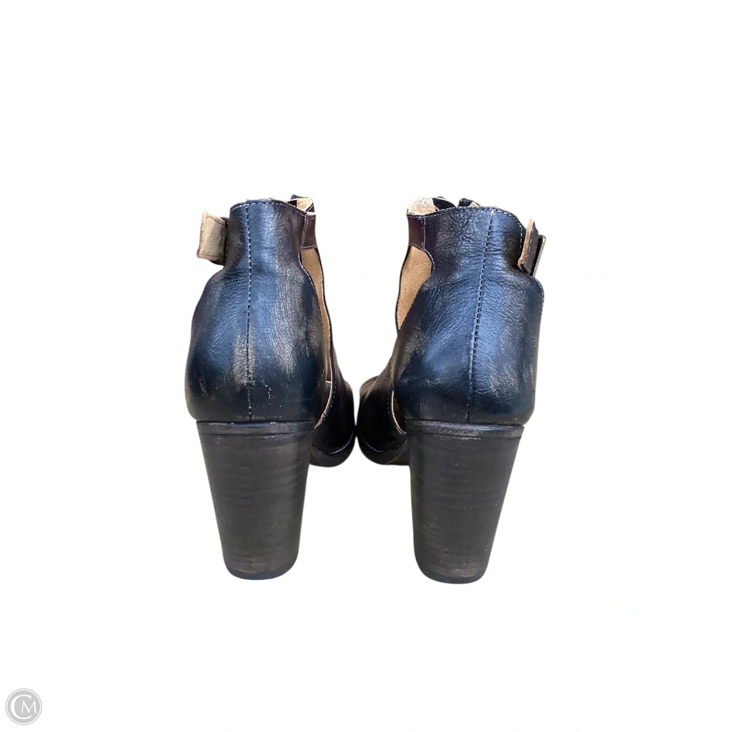 Sandals Heels Block By Bed Stu In Brown, Size: 7.5