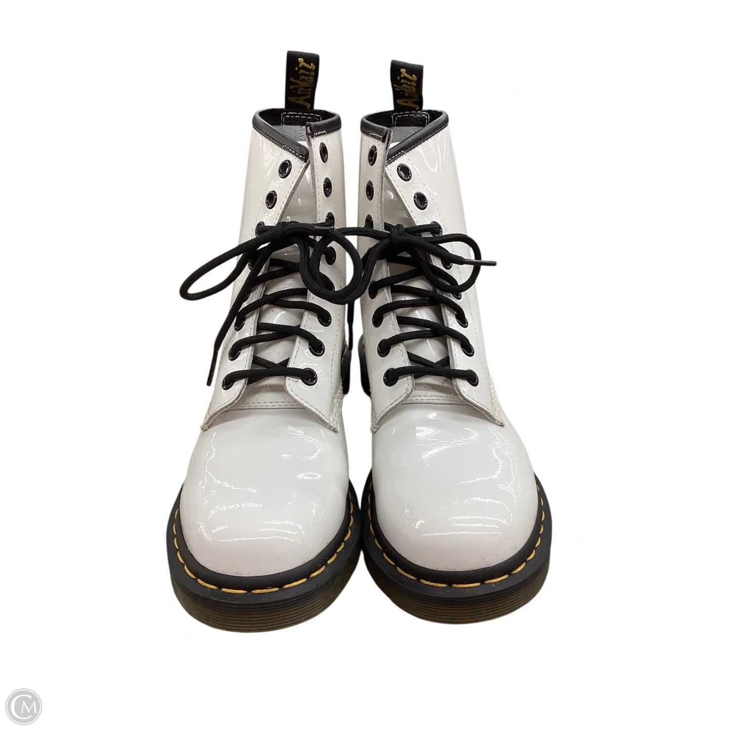 Boots Combat By Dr Martens In White, Size: 7