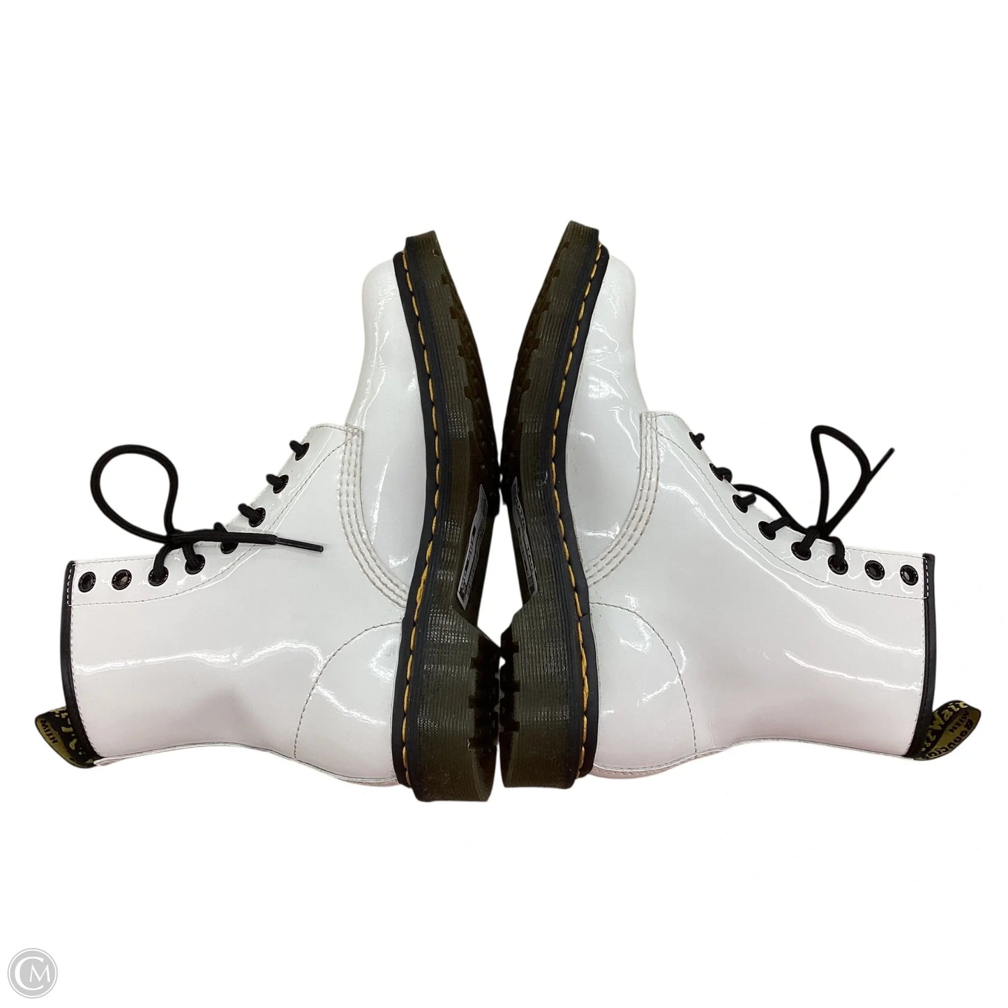 Boots Combat By Dr Martens In White, Size: 7