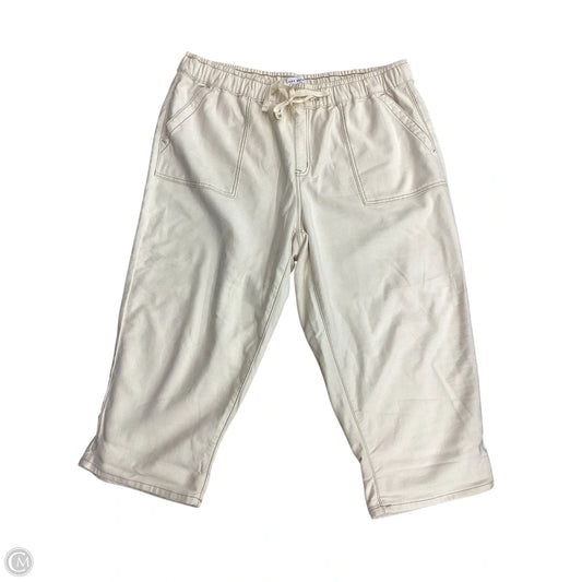 Pants Cropped By Lane Bryant In Cream, Size: 20