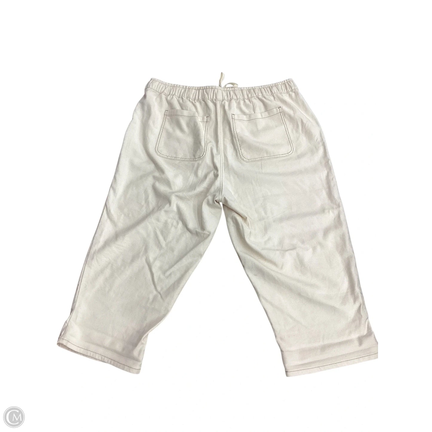Pants Cropped By Lane Bryant In Cream, Size: 20