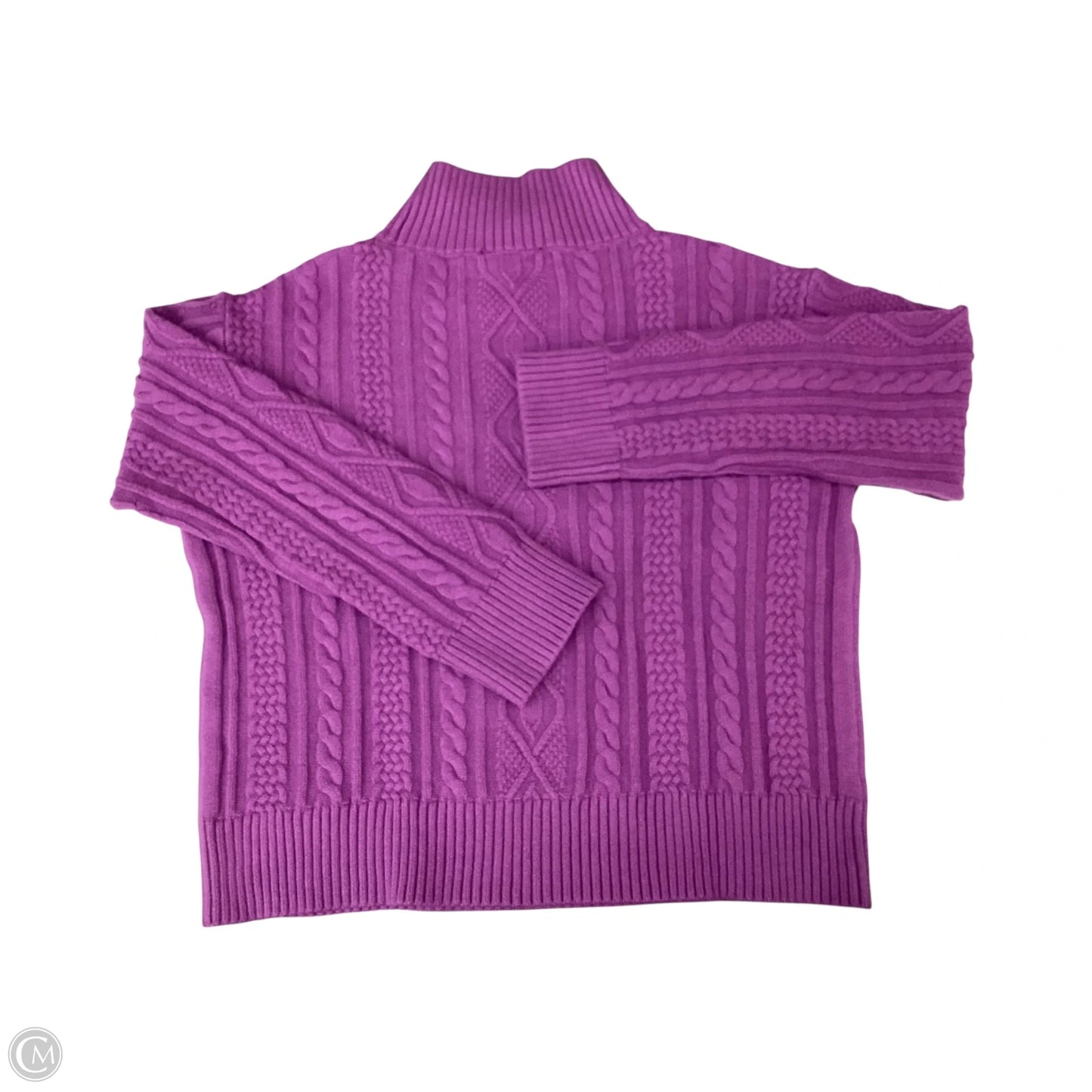 Sweater By Ann Taylor In Purple, Size: S